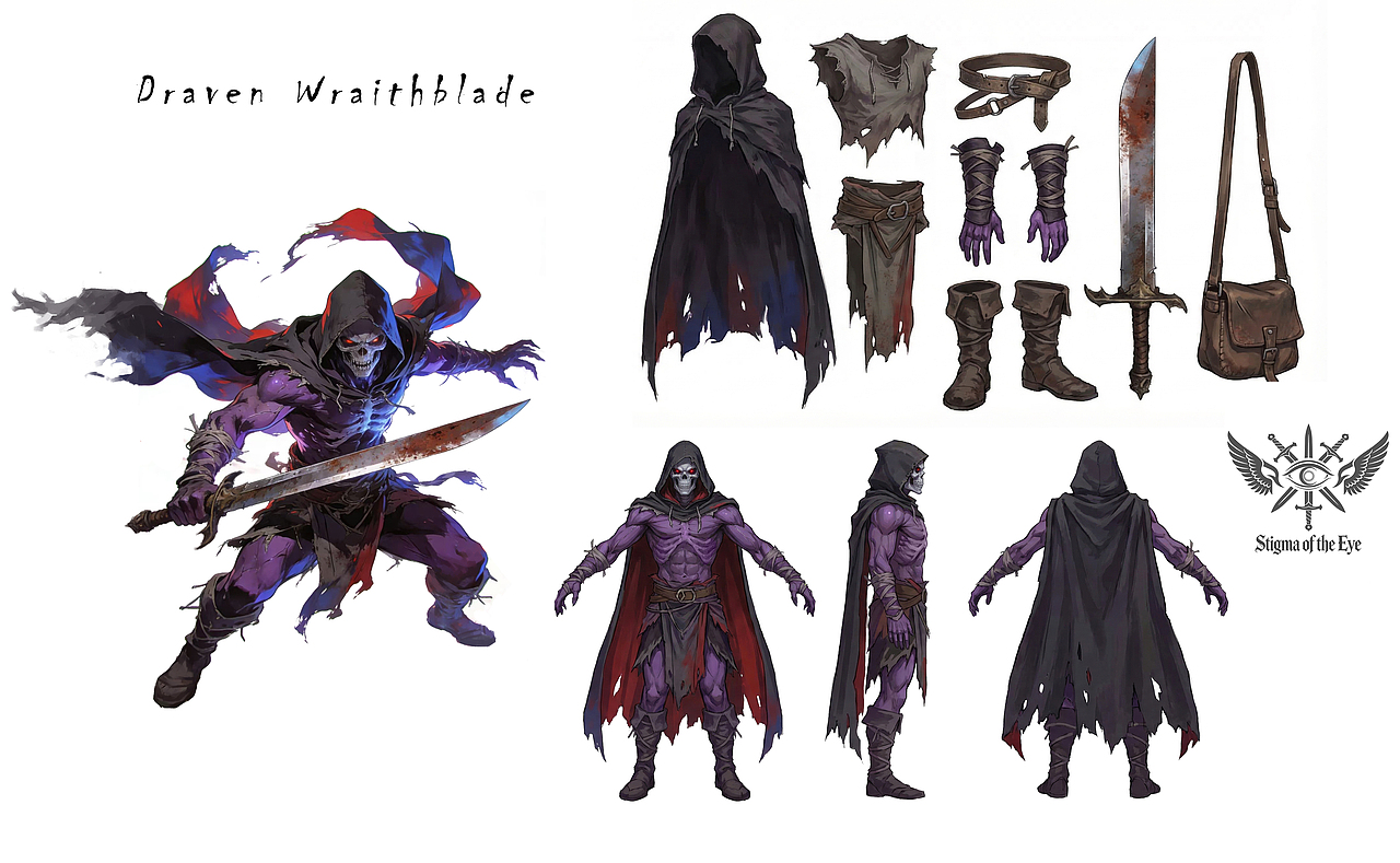 目之圣痕 角色设计（图ZNDA0NDEzNzg0） - 游戏原画 - 站酷设计师侯雨杨原创素材 - 站酷ZCOOL