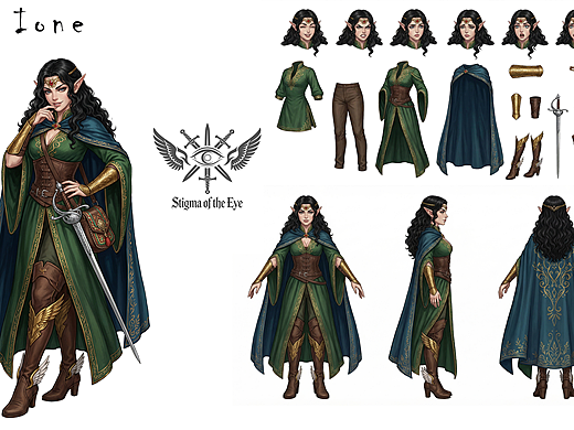 目之圣痕  角色设计