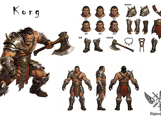 目之圣痕  角色设计