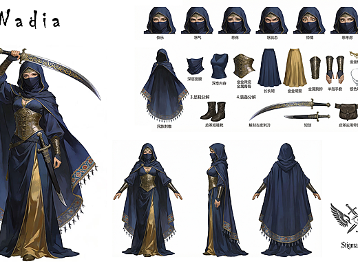 目之圣痕  角色设计