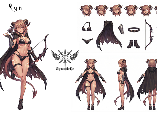 目之圣痕  角色设计