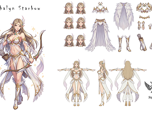 目之圣痕  角色设计