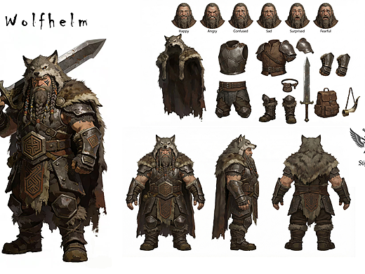 目之圣痕  角色设计