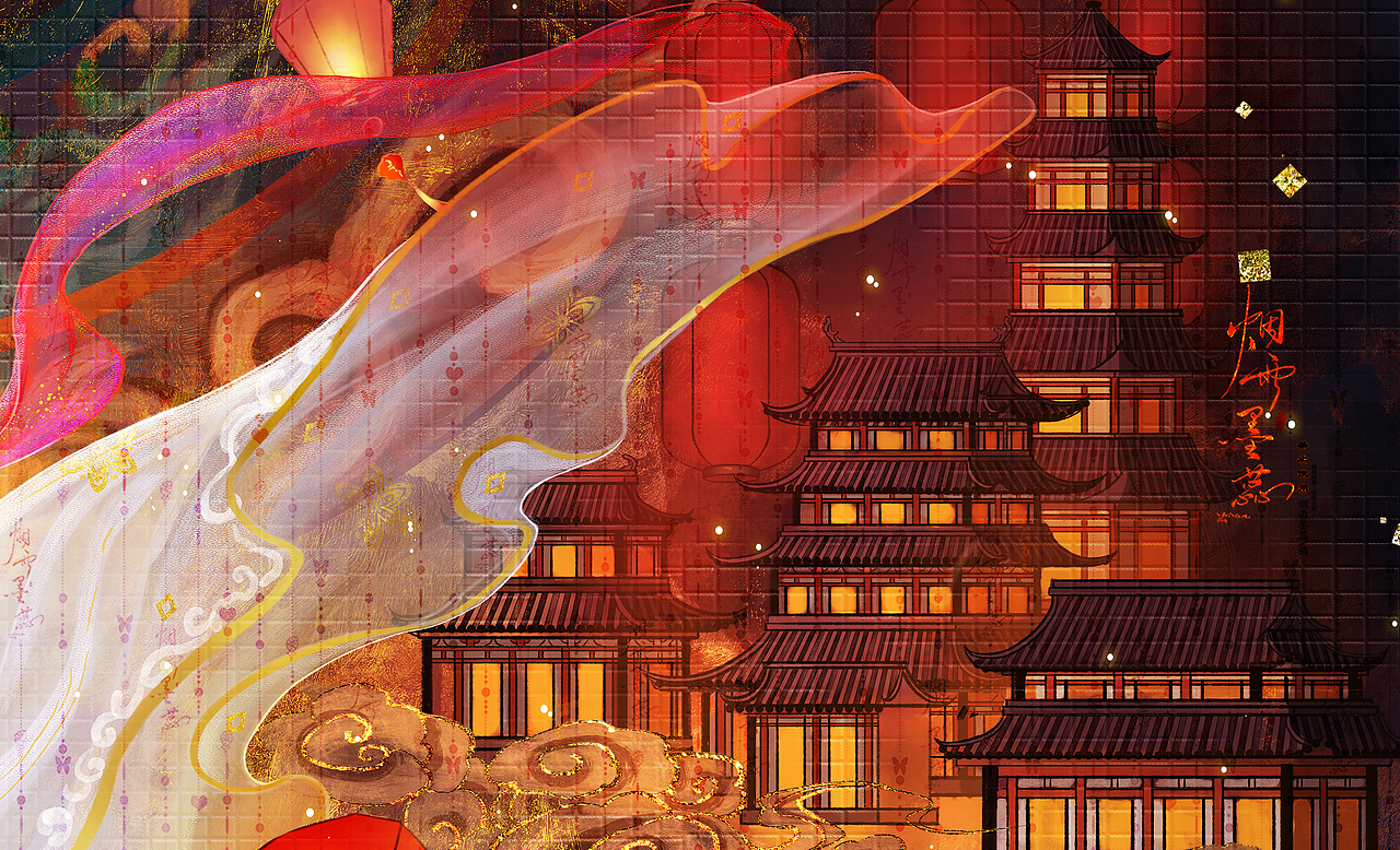 国宝拟人·鎏金舞马衔杯纹银壶（图ZNDA0NDIxNTc2） - 商业插画 - 站酷设计师烟雨墨蕊原创素材 - 站酷ZCOOL