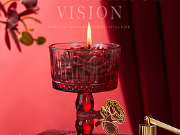 高脚杯香薰杯/香薰蜡烛