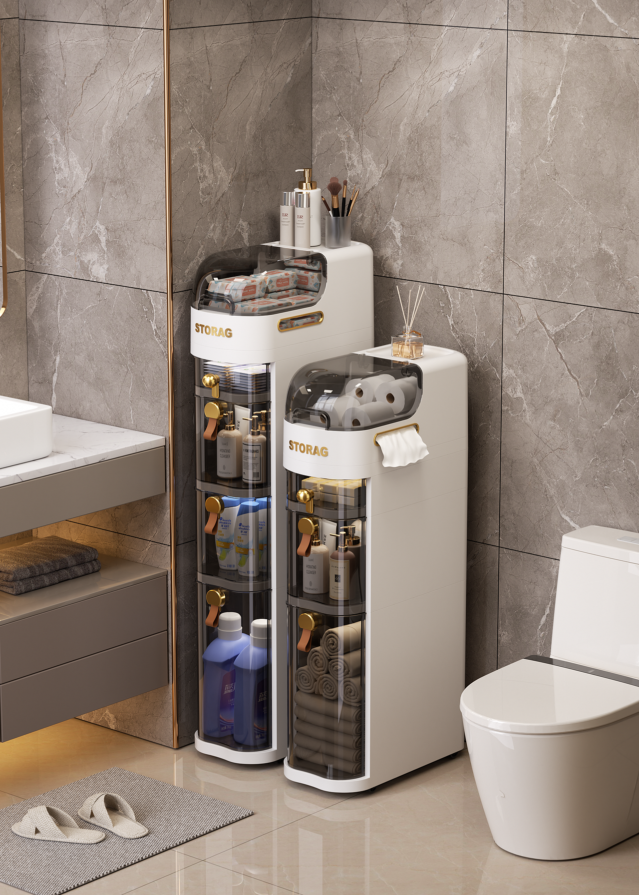 卫浴收纳柜渲染（图ZNDA0NDI4NjYw） - 产品 - 站酷设计师世间原创素材 - 站酷ZCOOL