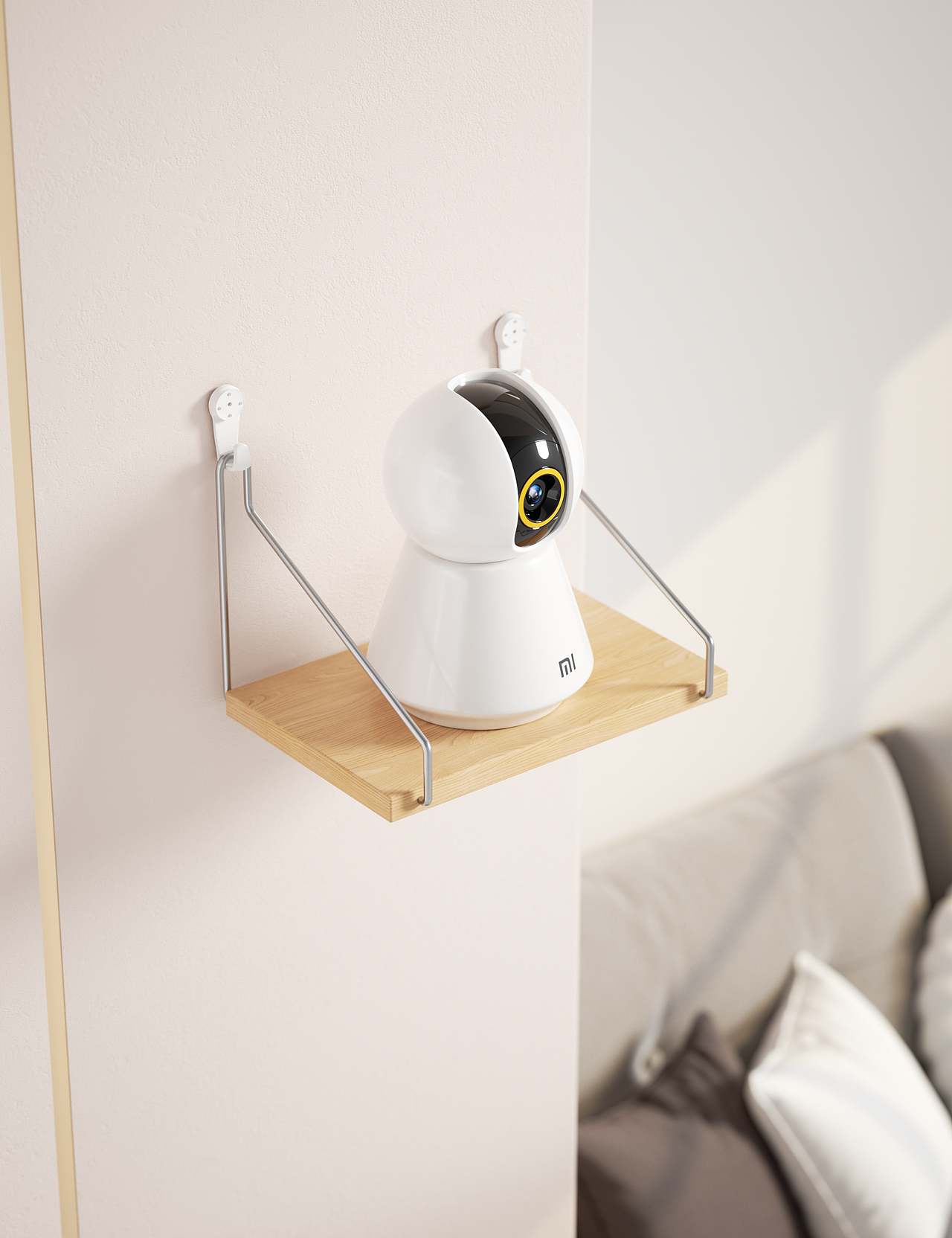 墙上甚置物架建模渲染（图ZNDA0NDI5OTk2） - 产品 - 站酷设计师世间原创素材 - 站酷ZCOOL