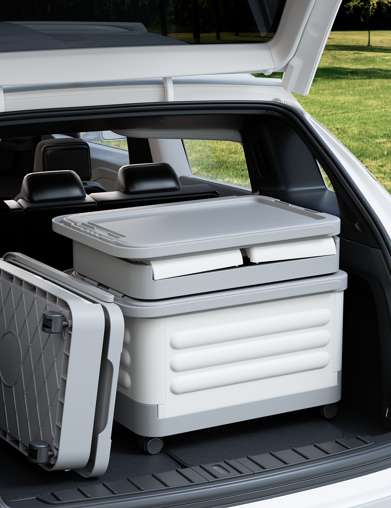 拉杆收纳箱建模渲染（图ZNDA0NDMwMjc2） - 产品 - 站酷设计师世间原创素材 - 站酷ZCOOL