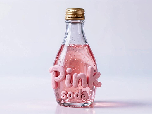 Pink soda