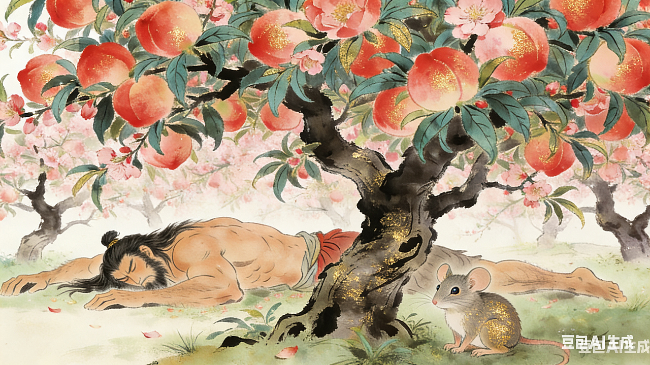 《夸父逐日·薪火赴途》（图ZNDA0NDQxNDEy） - AI作品 - 站酷设计师JuneandY原创素材 - 站酷ZCOOL