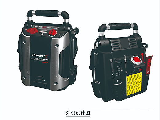 一款集应急电源+打气泵的户外设备