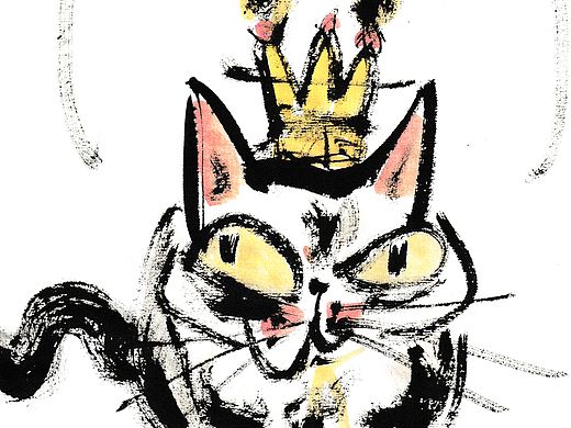 大圣归喵！温泽辉潦草水墨的极致创意表达