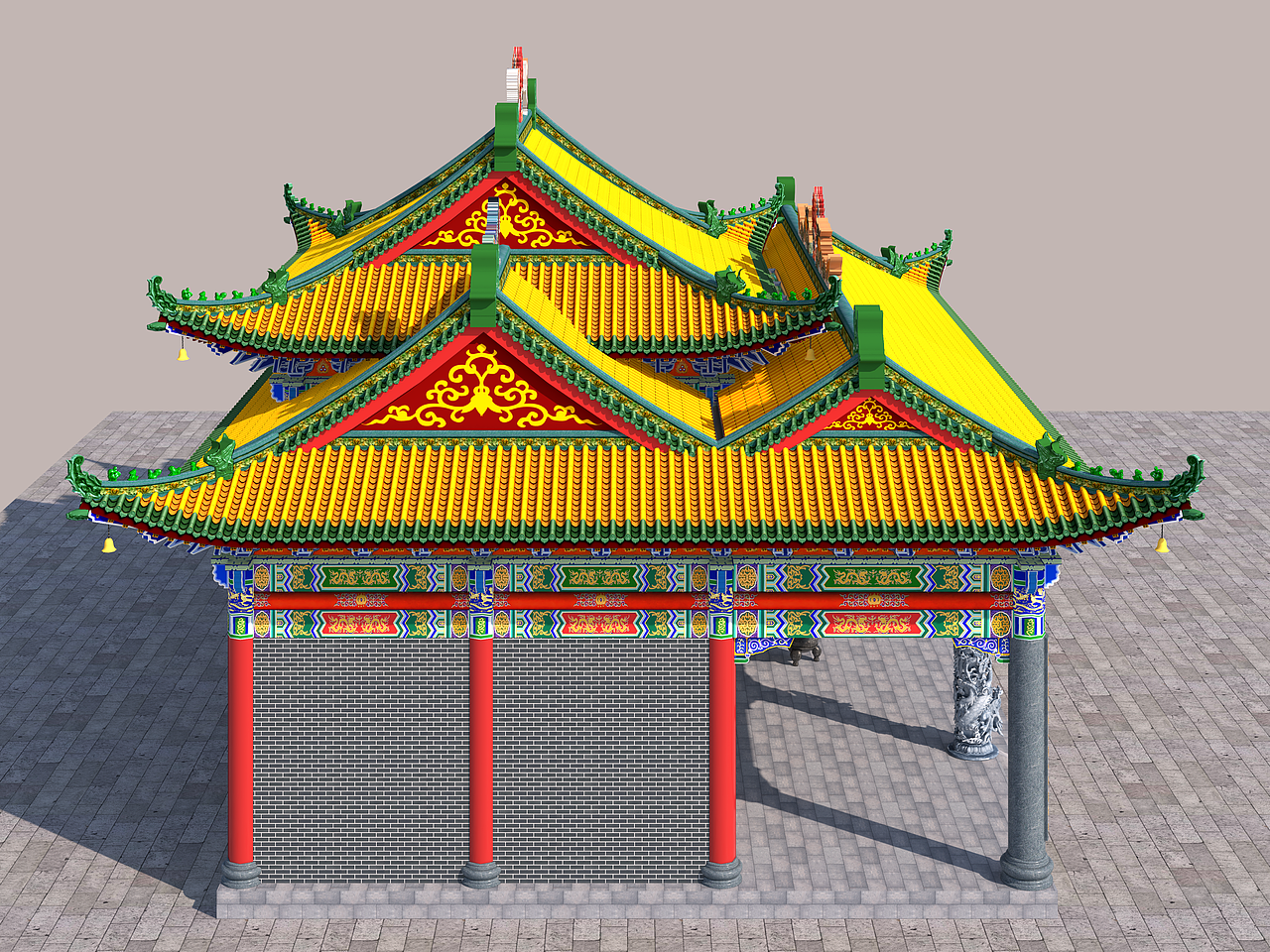 海外客户寺庙效果图设计方案（图ZNDA0NDQ5MjUy） - 其他 - 站酷设计师Z944795000原创素材 - 站酷ZCOOL