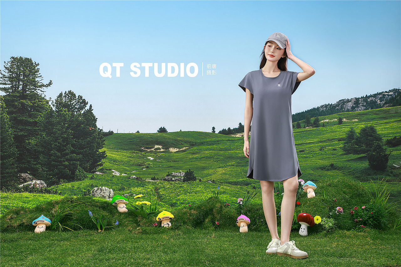 家居服 可外穿家居服 睡裙(图ZNDA0NDUxMDI0) - 产品摄影 - 站酷设计师前唐摄影原创素材 - 站酷ZCOOL