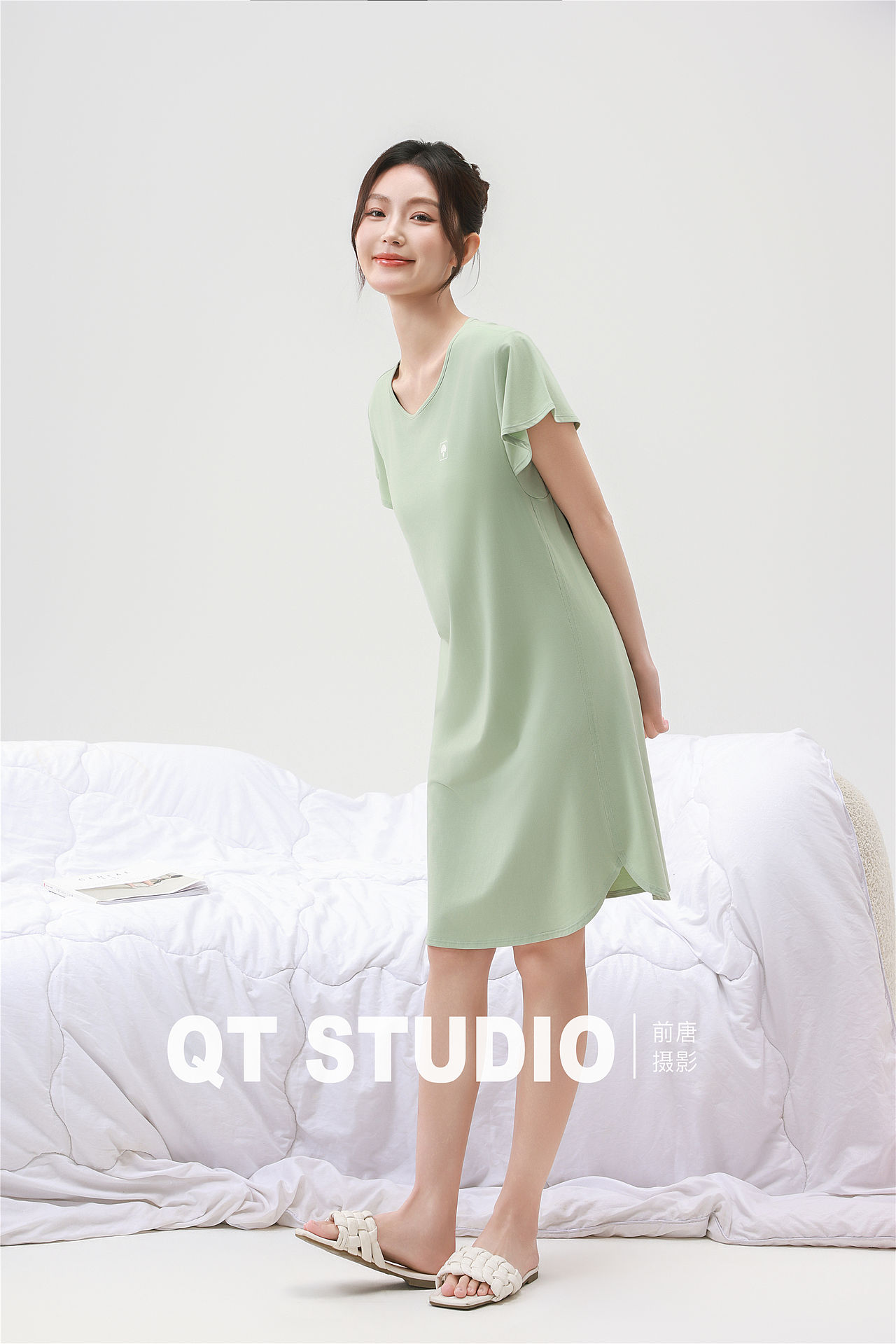 家居服 可外穿家居服 睡裙(图ZNDA0NDUxMDUy) - 产品摄影 - 站酷设计师前唐摄影原创素材 - 站酷ZCOOL