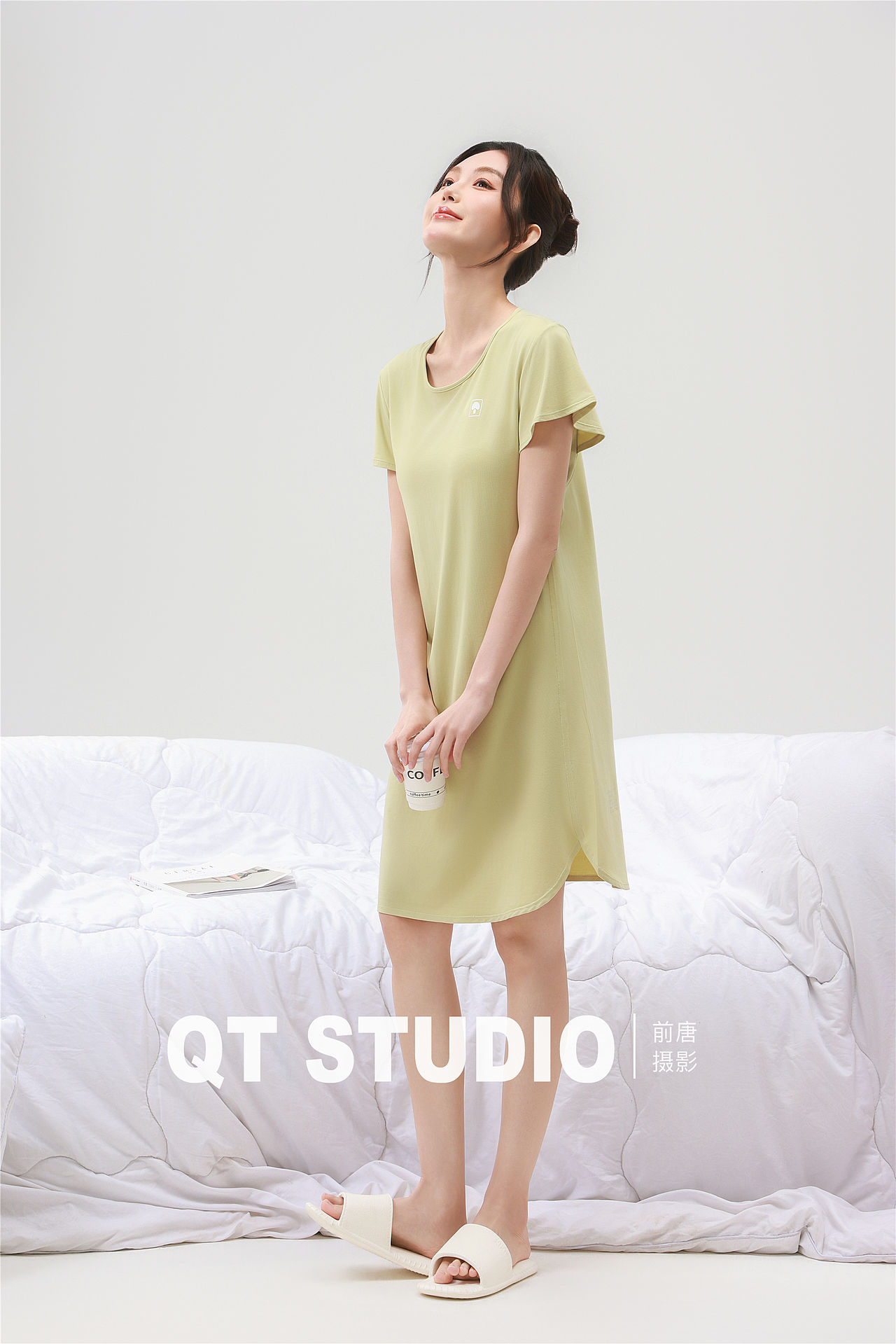 家居服 可外穿家居服 睡裙(图ZNDA0NDUxMDY4) - 产品摄影 - 站酷设计师前唐摄影原创素材 - 站酷ZCOOL