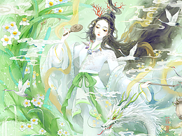 十二花神拟人——水仙花