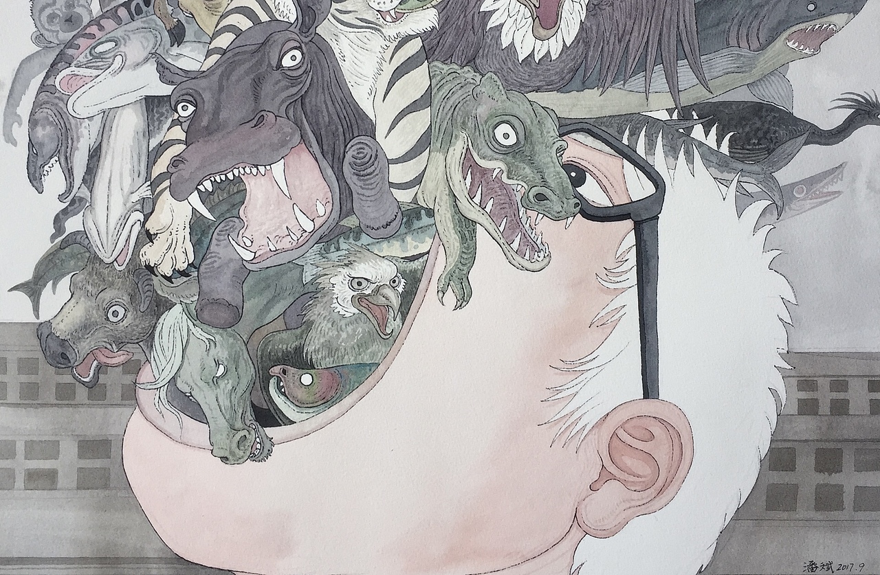 我是有罪的（图ZNDA0NDU0NjYw） - 艺术插画 - 站酷设计师潘斌Art原创素材 - 站酷ZCOOL