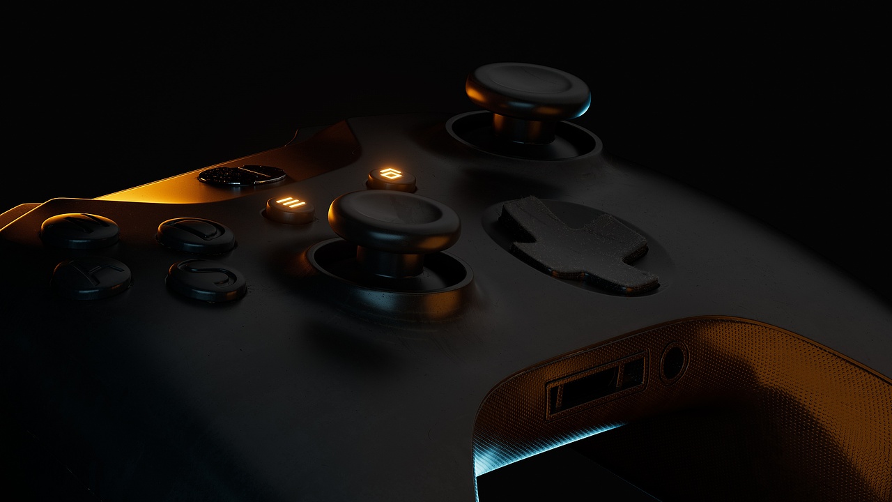 游戏手柄 X 产品渲染｜C4D三维质感呈现（图ZNDA0NDU4MTIw） - 产品 - 站酷设计师寅时设计原创素材 - 站酷ZCOOL