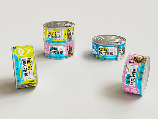 猫饱饱宠物食品包装设计 猫粮/猫条/猫罐头