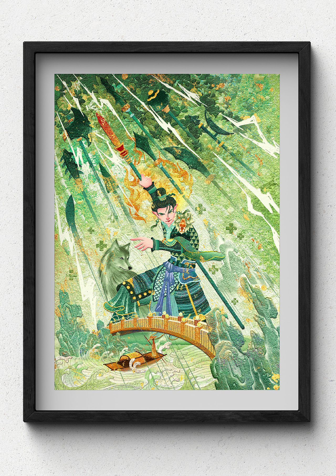 二十八星宿·四木星君（图ZNDA0NDY0MTQw） - 艺术插画 - 站酷设计师插画师奇点原创素材 - 站酷ZCOOL