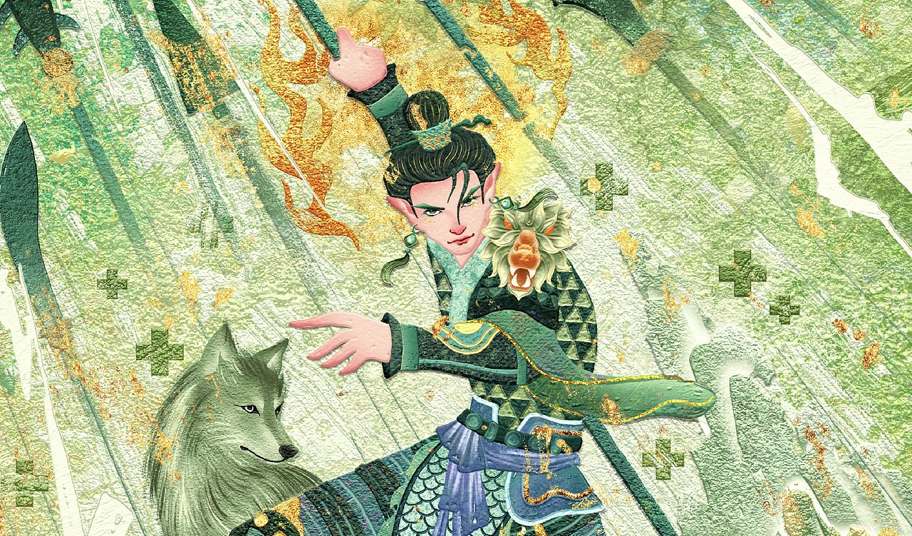 二十八星宿·四木星君（图ZNDA0NDY0MTM2） - 艺术插画 - 站酷设计师插画师奇点原创素材 - 站酷ZCOOL