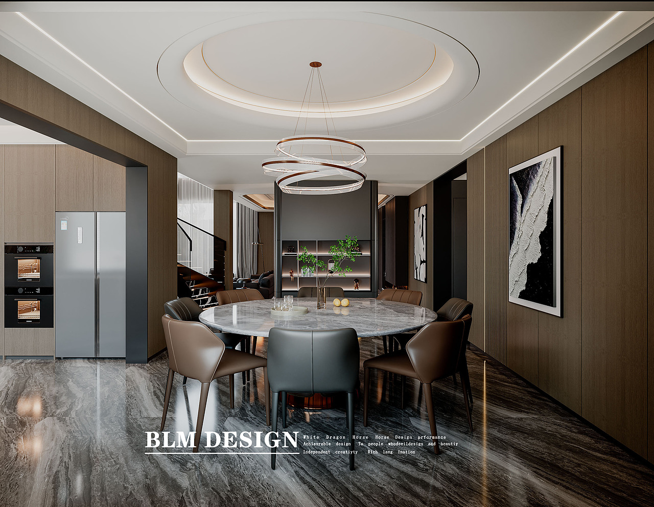 意式设计案例分享（图ZNDA0NDY3MzYw） - 家装设计 - 站酷设计师白龙马效果图露露原创素材 - 站酷ZCOOL