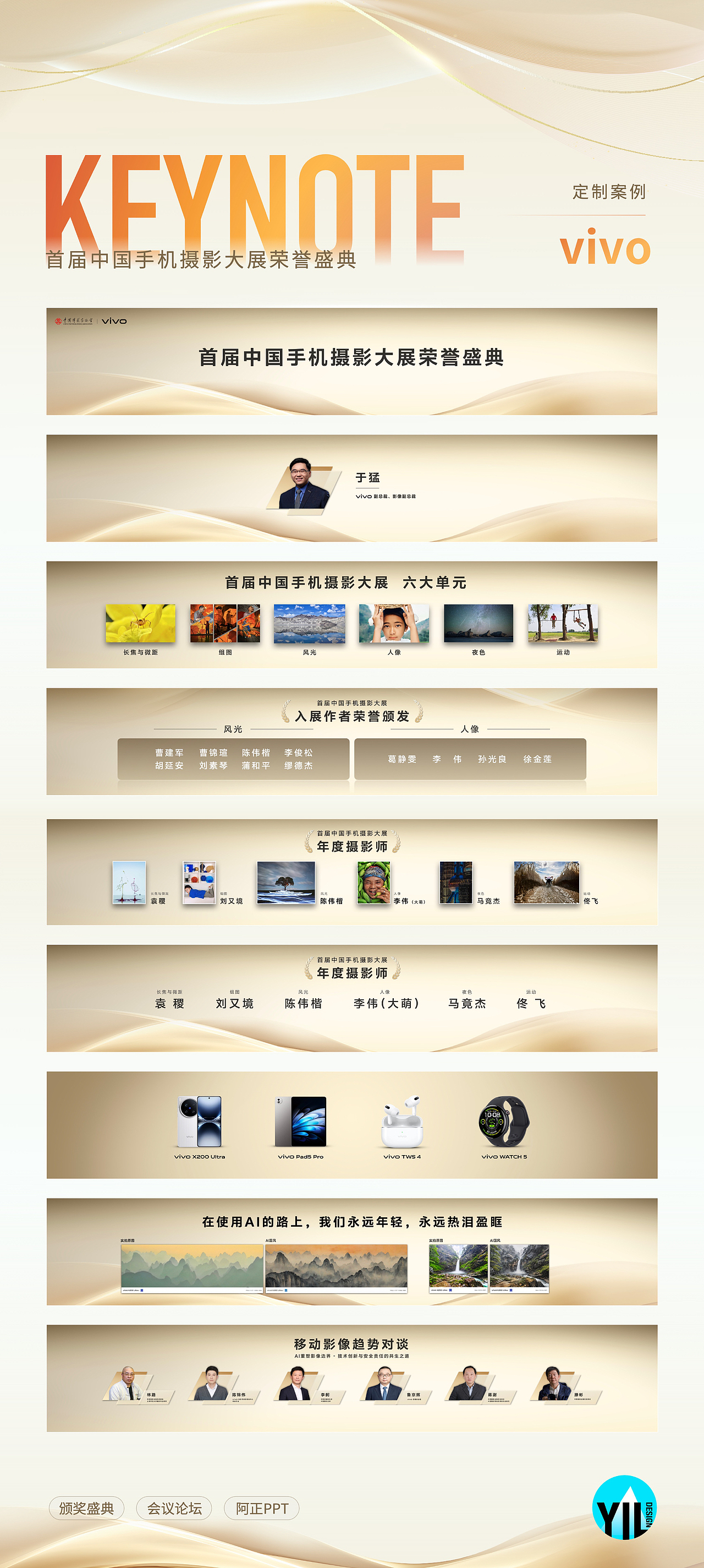 Keynote定制 | vivo手机摄影大展荣誉盛典（图ZNDA0NDcyOTMy） - PPT/Keynote - 站酷设计师YIL屹凌演示原创素材 - 站酷ZCOOL