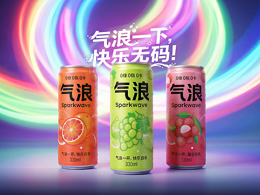 【AIGC气浪无糖汽水TVC广告】项目展示