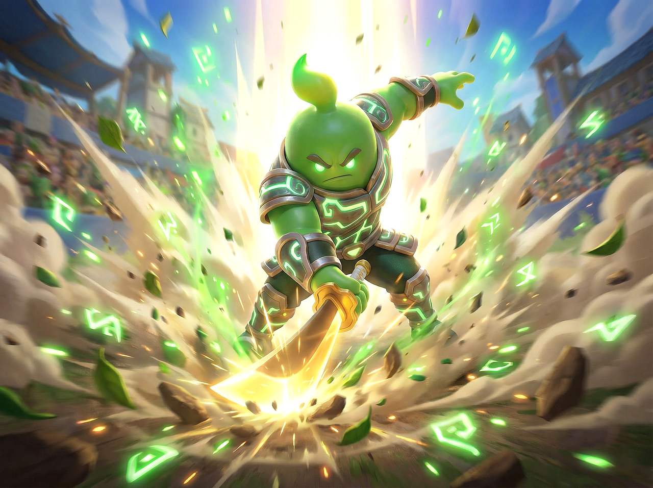 AIGC赋能 | 小绿豆重生为罗马竞技场战神了💚（图ZNDA0NDc2ODA4） - AI作品 - 站酷设计师夏木L原创素材 - 站酷ZCOOL