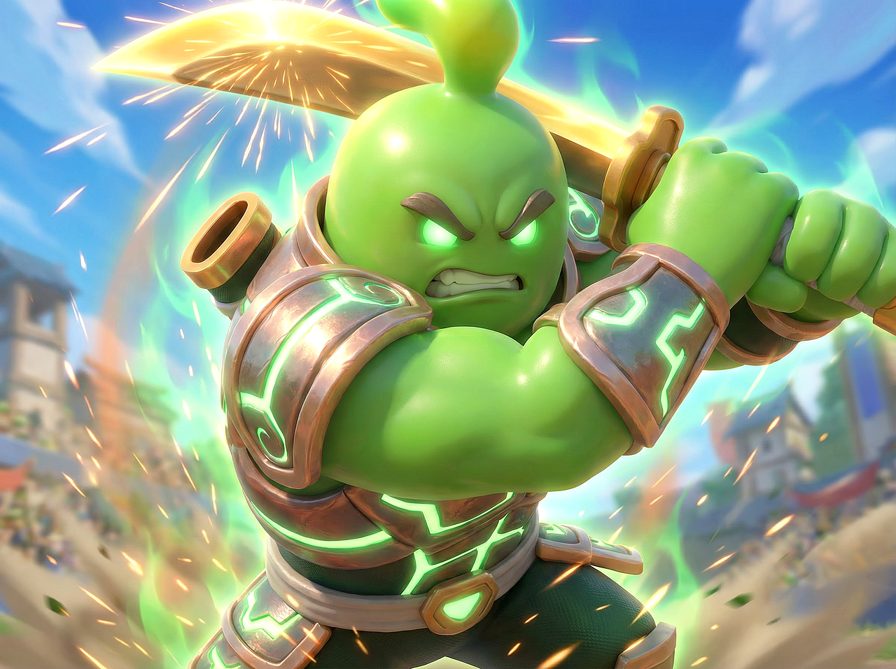 AIGC赋能 | 小绿豆重生为罗马竞技场战神了💚（图ZNDA0NDc2Nzk2） - AI作品 - 站酷设计师夏木L原创素材 - 站酷ZCOOL