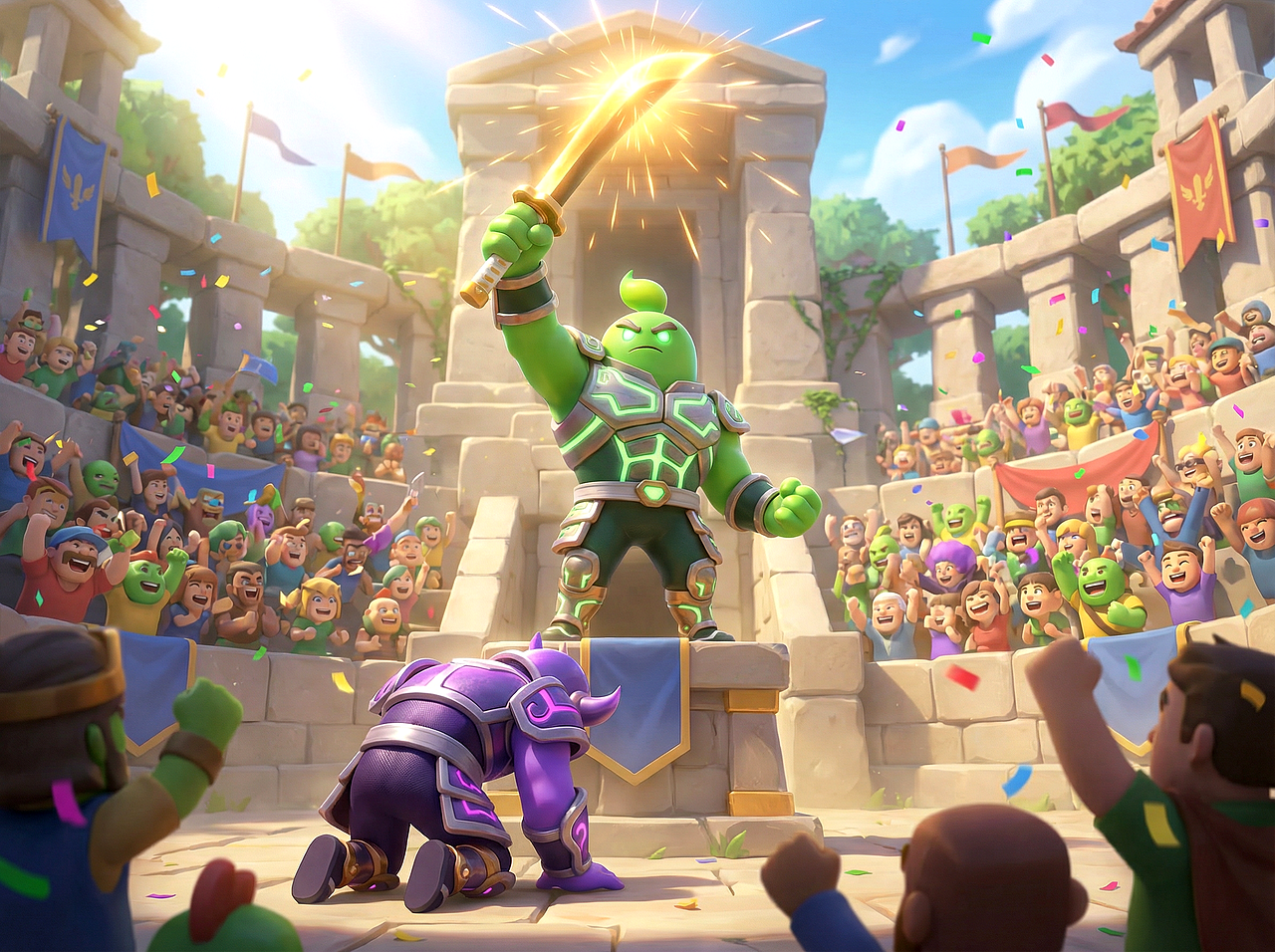 AIGC赋能 | 小绿豆重生为罗马竞技场战神了💚（图ZNDA0NDc2ODUy） - AI作品 - 站酷设计师夏木L原创素材 - 站酷ZCOOL