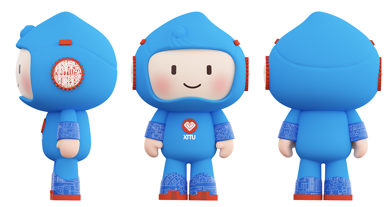 西安交大公益吉祥物丨源宝（图ZNDA0NDc3ODA4） - IP形象 - 站酷设计师是你吗波波老师原创素材 - 站酷ZCOOL