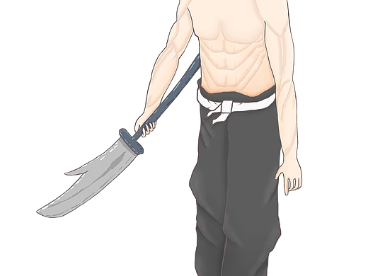 青龙偃月刀男武者立绘