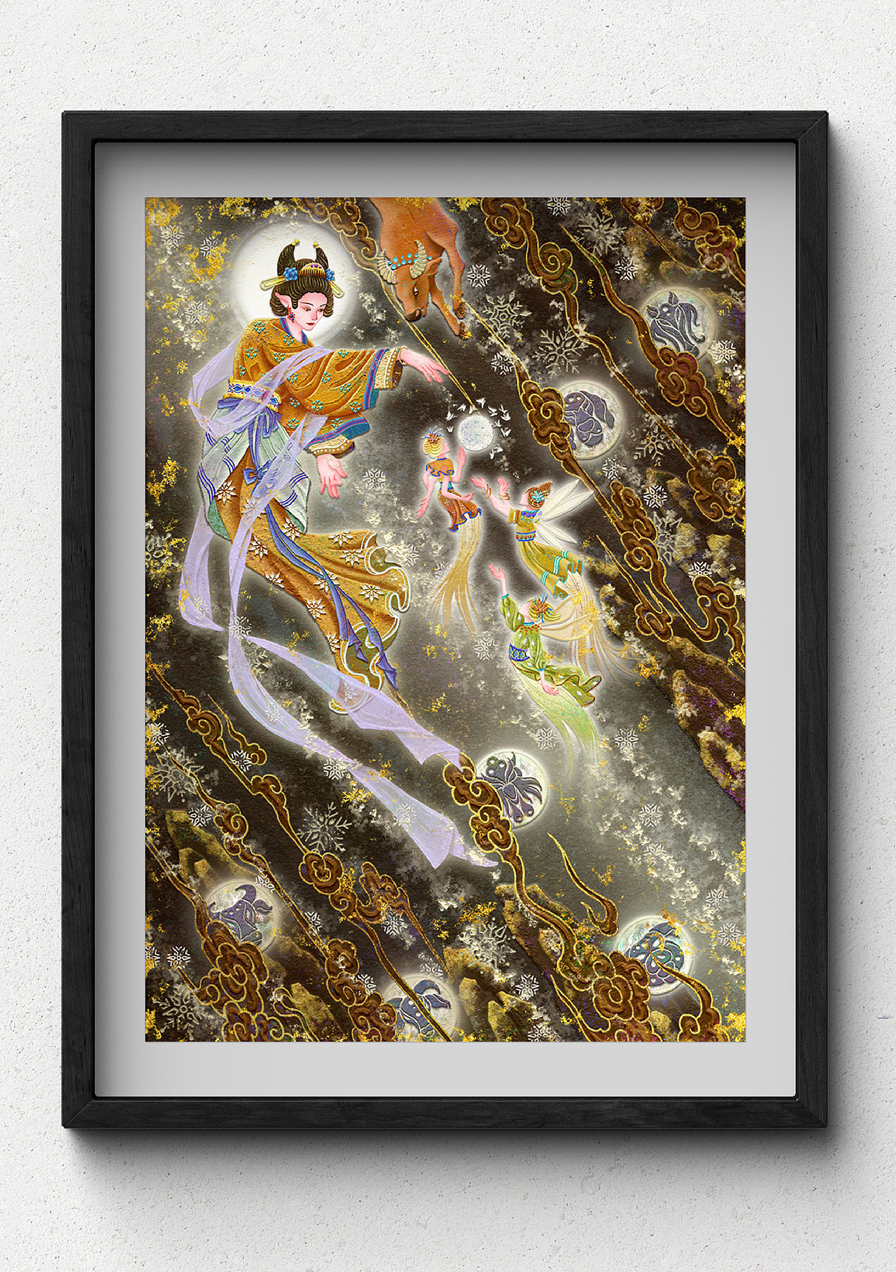 二十八星宿·四金星君（图ZNDA0NDc5MTky） - 艺术插画 - 站酷设计师插画师奇点原创素材 - 站酷ZCOOL