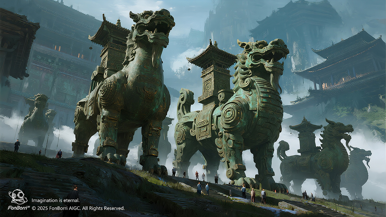 青铜纪元（图ZNDA0NDgxMzY0） - AI作品 - 站酷设计师FonBorri原创素材 - 站酷ZCOOL