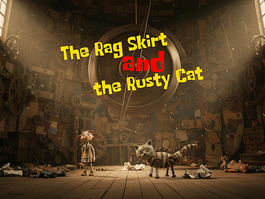 【破布裙與生銹貓】手繪圖做成了定格動(dòng)畫-附創(chuàng)作過(guò)程（個(gè)人主頁(yè)-ZNzMzNDg3MTI=） - AI作品 - 站酷設(shè)計(jì)師H六六66原創(chuàng)素材 - 站酷ZCOOL