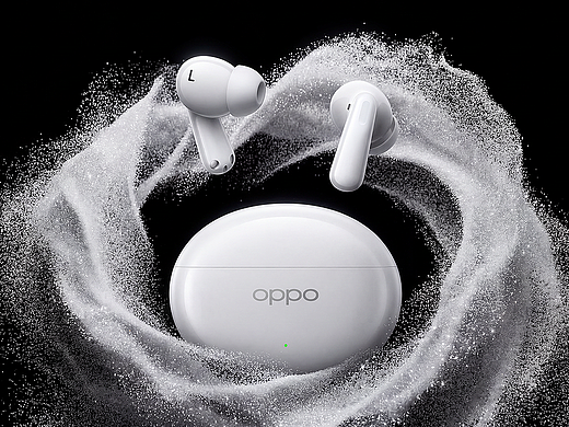 AIGC赋能-OPPO Enco Air4 Pro耳机海报