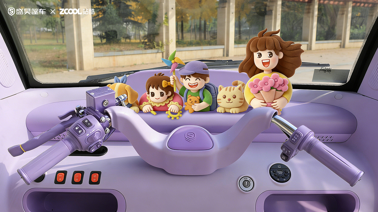 一路繁花（图ZNDA0NDg3NzYw） - 机械/交通 - 站酷设计师裴裴原创素材 - 站酷ZCOOL