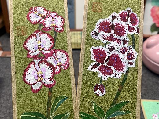 蝴蝶兰书签怪废身体的