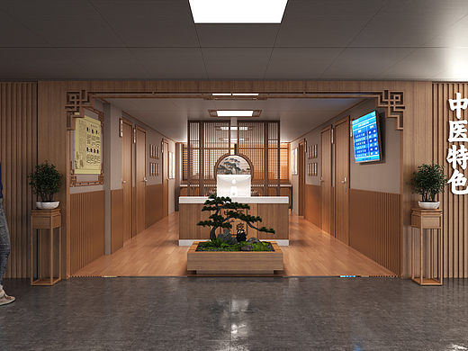 中医馆设计拆解｜新中式美学拉满的治愈感