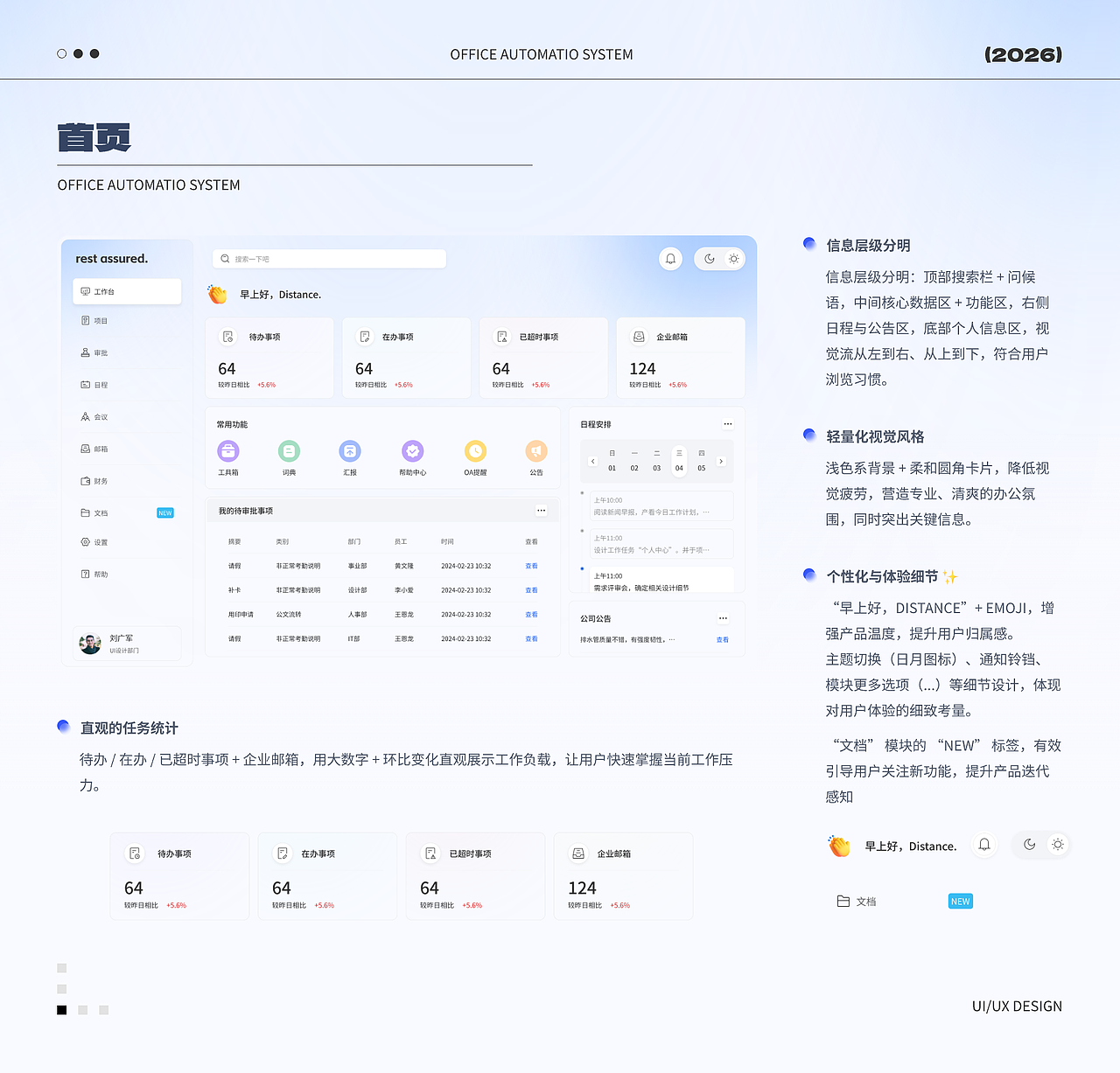 rest assured OA系统（图ZNDA0NDk0MDQ0） - 软件界面 - 站酷设计师Distancess原创素材 - 站酷ZCOOL