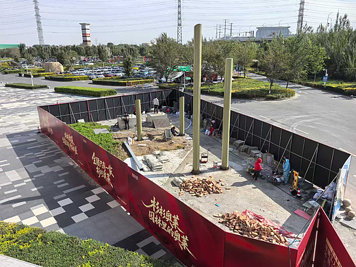 【天空乐章】巨型小提琴打卡美陈