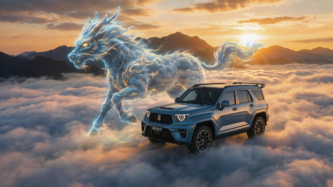 硬核越野 × 国风神话，太燃了！（图ZNDA0NDk1MzQw） - 品牌 - 站酷设计师设计师QY原创素材 - 站酷ZCOOL