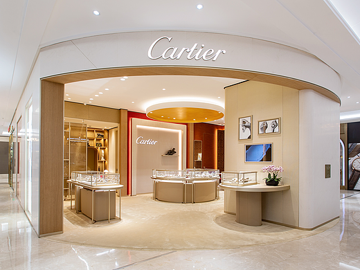 卡地亚店铺摄影