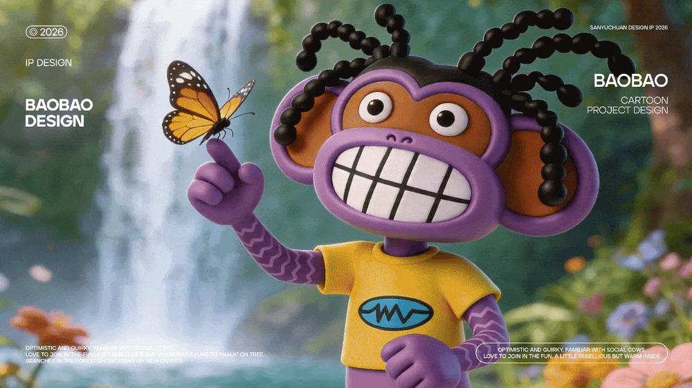 【原创】潮流IP设计 | BAOBAO（图ZNDA0NTA0NDAw） - IP形象 - 站酷设计师三鱼川原创素材 - 站酷ZCOOL