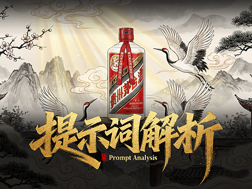 干货分享：如何用 Prompt 还原顶级水墨商业分镜？