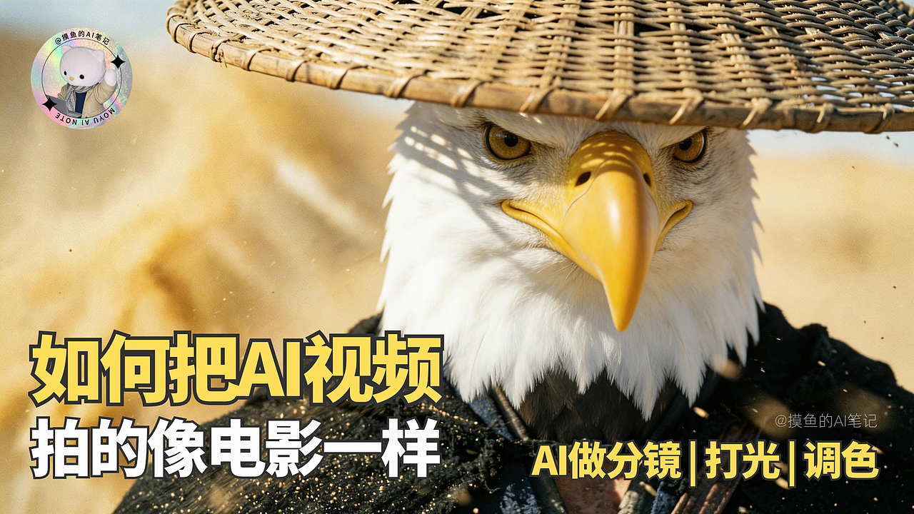 摸鱼AI | 如何让AI视频拥有电影质感！3步学会（图ZNDA0NTExNTQ0） - 其他影视 - 站酷设计师摸鱼的AI笔记原创素材 - 站酷ZCOOL