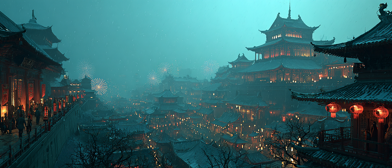 盛世长安·不夜归墟｜国风场景概念设计（图ZNDA0NTExOTUy） - 交互/UE - 站酷设计师小菟包原创素材 - 站酷ZCOOL