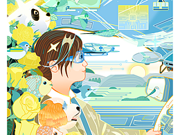 黄玫瑰女孩，向未来前行